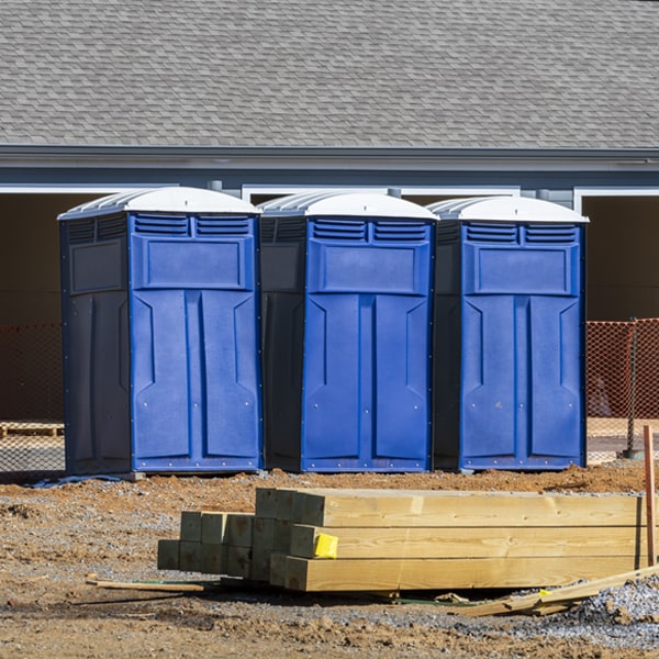 are there any additional fees associated with portable restroom delivery and pickup in Charlotte Vermont